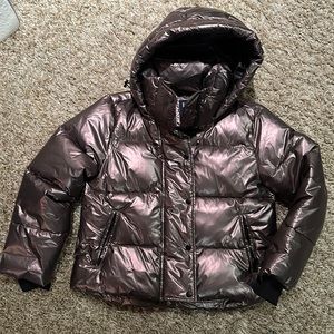 Oversized cropped puffer Winter jacket